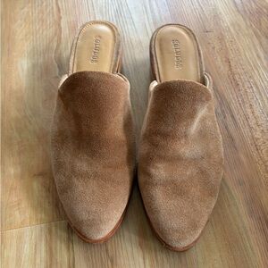 Soludos Tan Suede Mules